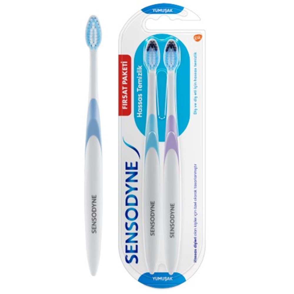 Sensodyne Diş Fırçası Yumuşak Hassas Temizlik 1+1