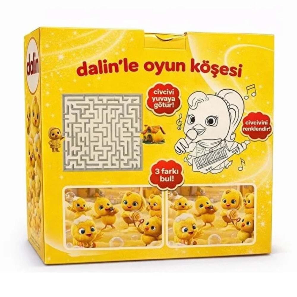 Dalin Peluş Civciv Hediyeli Bıcı Bıcı Seti (Şampuan 400 mL + Kolonya 150 mL)
