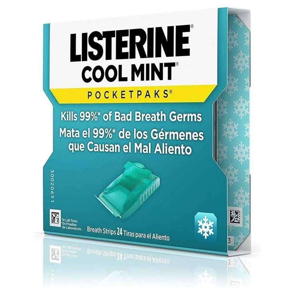 Listerine Cool Mint Nefes Tazeleyici Strip 24lü