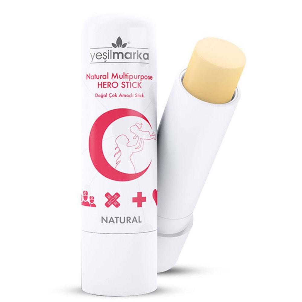 YeşilMarka Hero Lip Stick Doğal Çok Amaçlı Stick 5gr