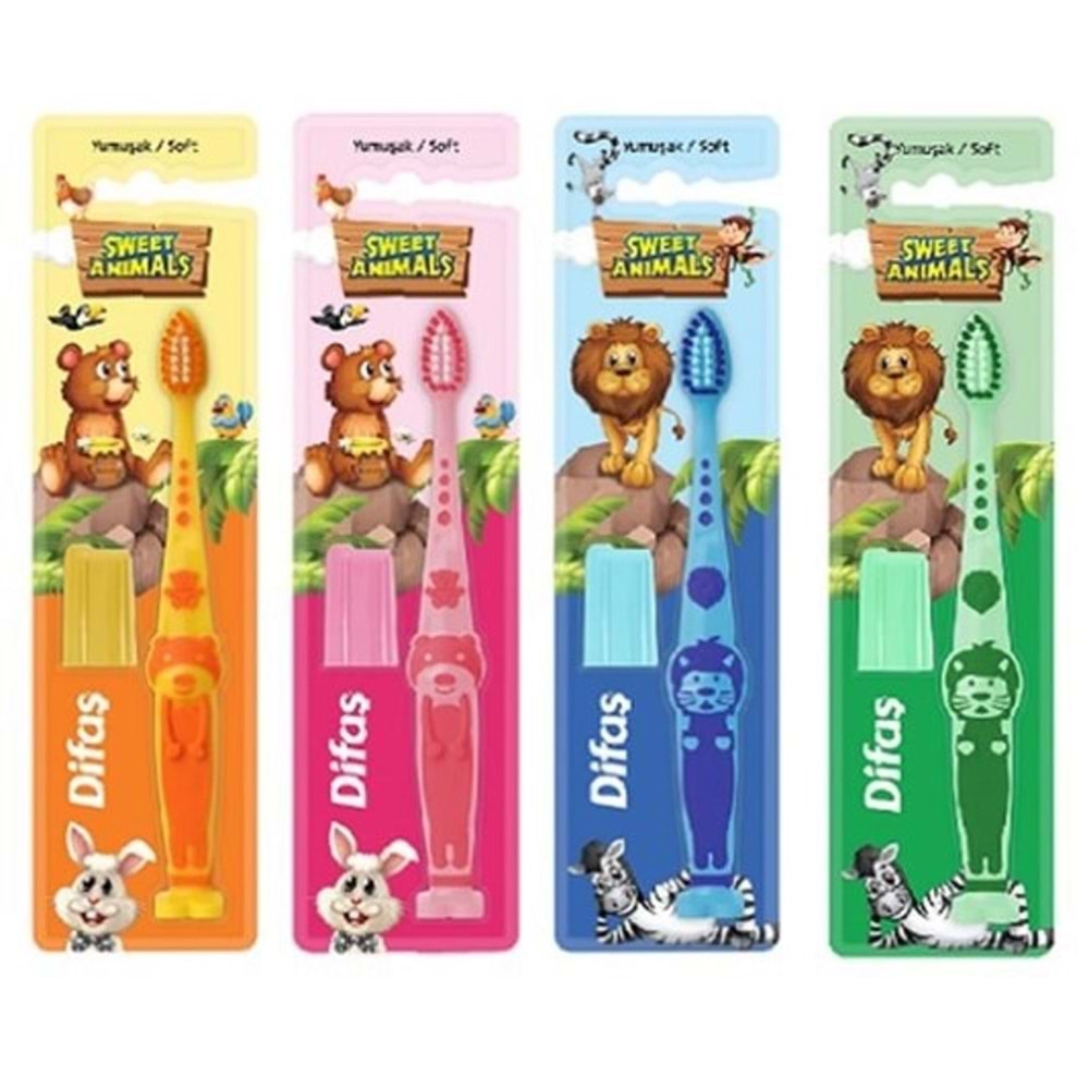 Difaş Sweet Animals Çocuk Diş Fırçası Yumuşak