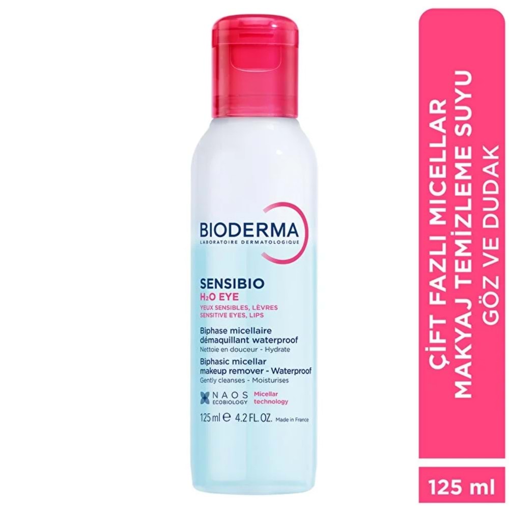 Sensibio H2O Eye Çift Fazlı Göz ve Dudak Makyaj Temizleyici 125 mL