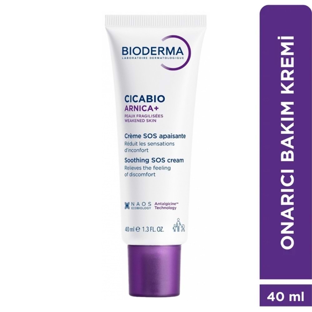 Bioderma Cicabio Arnica+ Onarıcı Yatıştırıcı Bakım Kremi 40 mL