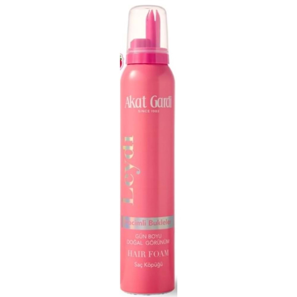 Akat Gardi Saç Köpüğü Hacimli Bukleler Leydi 200Ml Pembe
