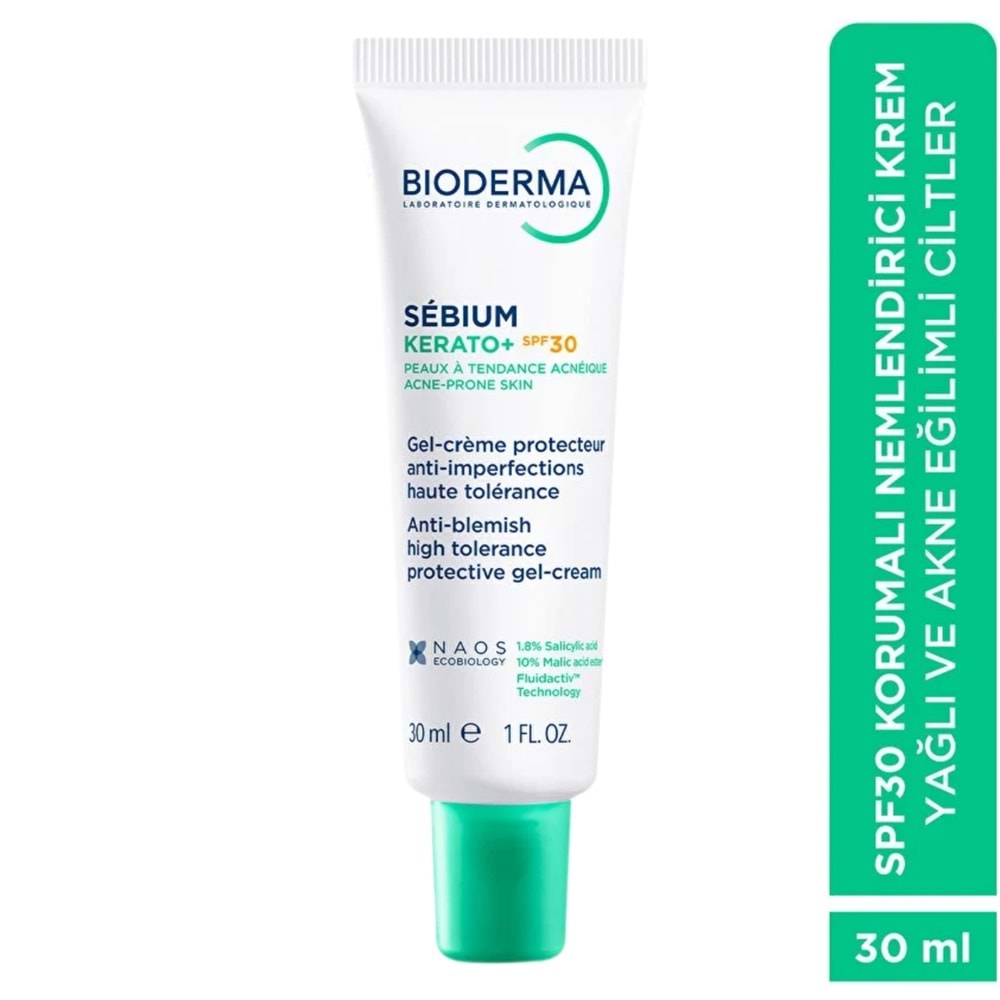 Bioderma Sebium Kerato+ SPF30+ Bakım Kremi 30 mL