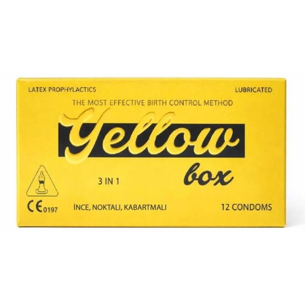 Yellow Box Prezervatif 12lli