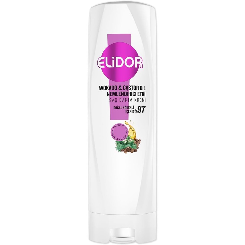 Elidor Serum Bakım Kremi Avokado Castor Yağı 350Ml