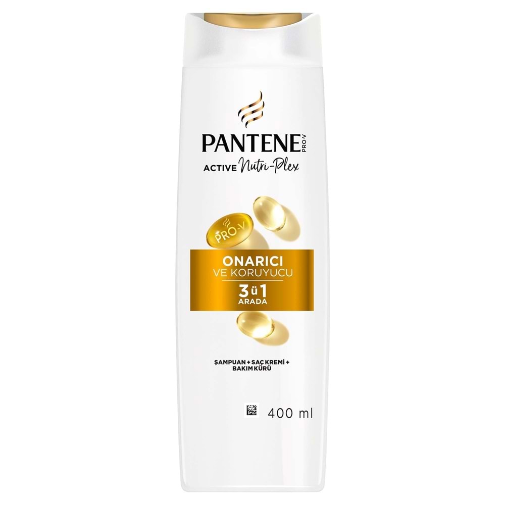 Pantene Onarıcı ve Koruyucu Şampuan 3ü1 Arada 400Ml