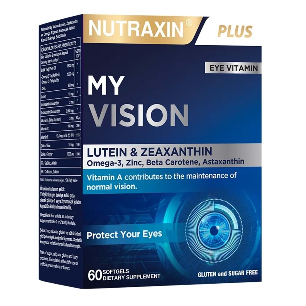 Nutraxin Plus My Vision 60 Softjel