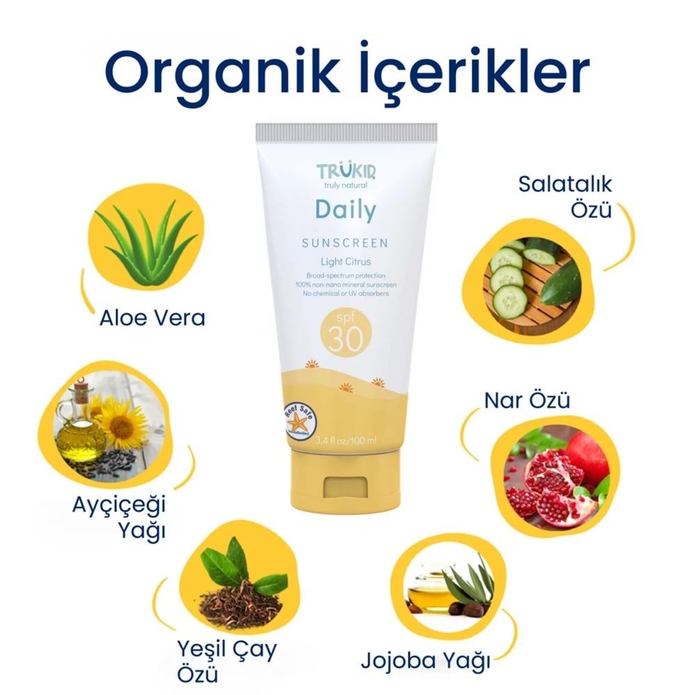 TruKid Daily SPF30 Günlük Güneş Kremi 100 mL