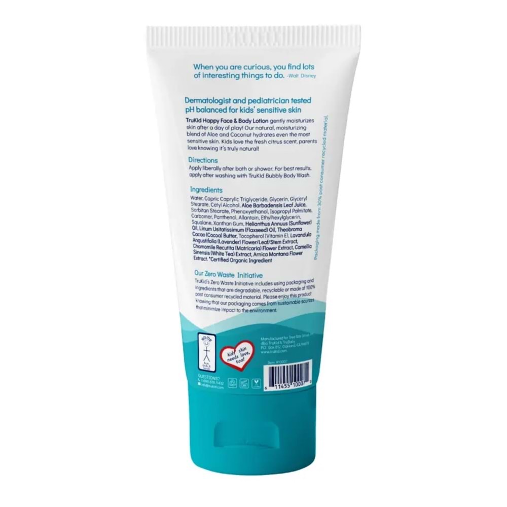 TruKid Happy Yüz ve Vücut Nemlendirici Losyon 236,5 mL