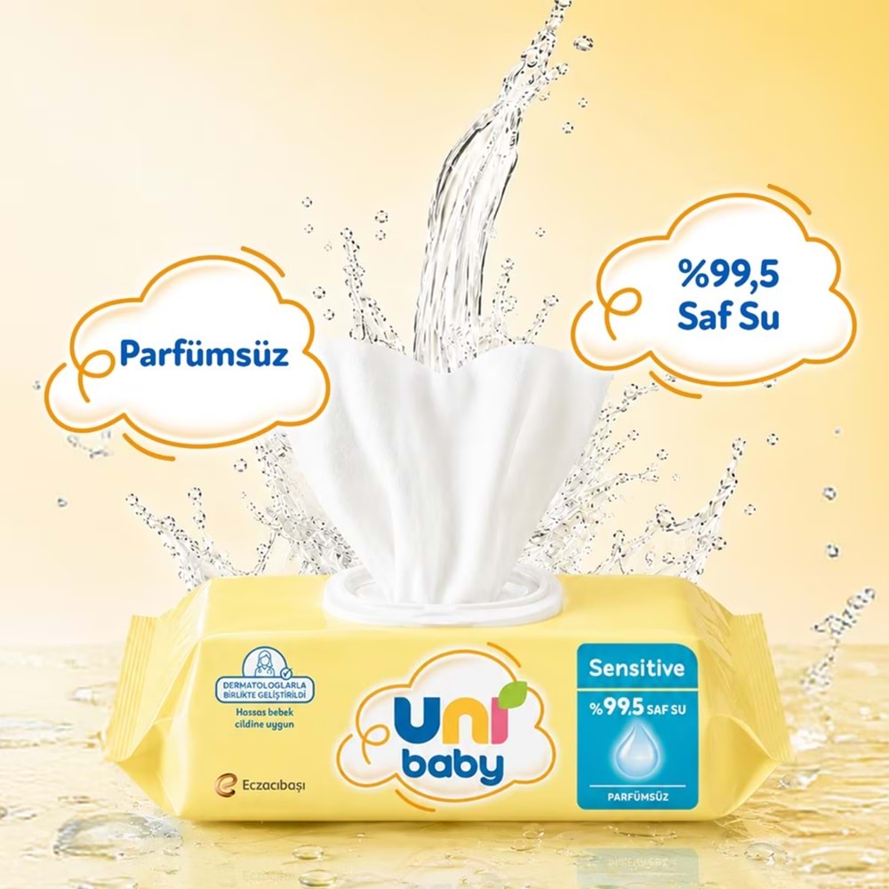 Uni Baby Sensitive Islak Mendil 3*50Li