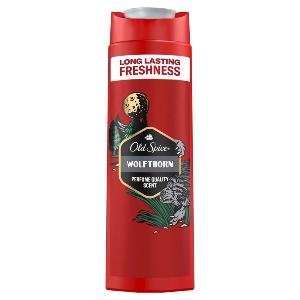 Old Spice Wolfthorn Duş Jeli ve Şampuan 400 mL