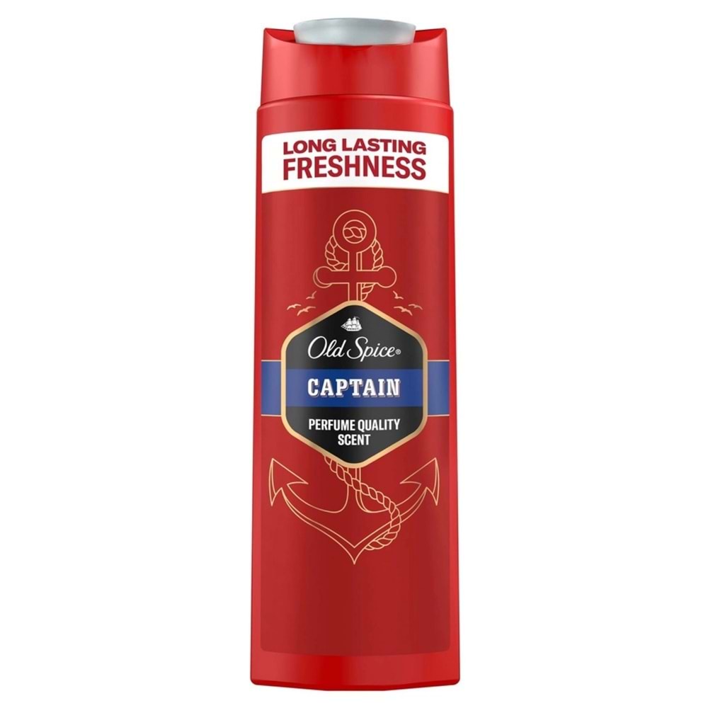 Old Spice Captain Duş Jeli ve Şampuan 400 mL