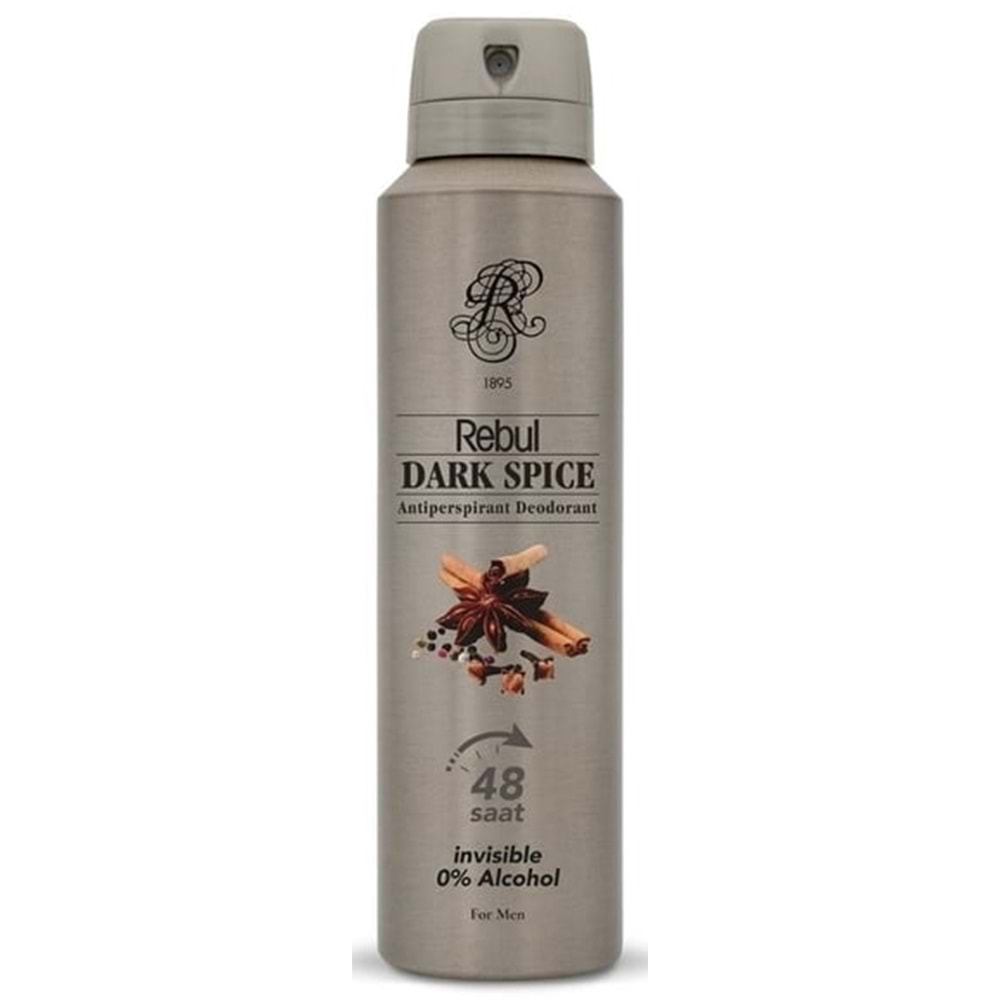 Rebul Deodorant Dark Spice 150Ml Erkekler İçin