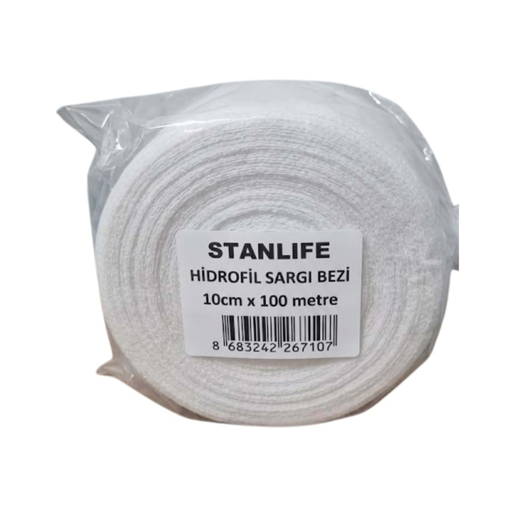 Stanlife Hidrofil Sargı Bezi 10 cm x 100 mt