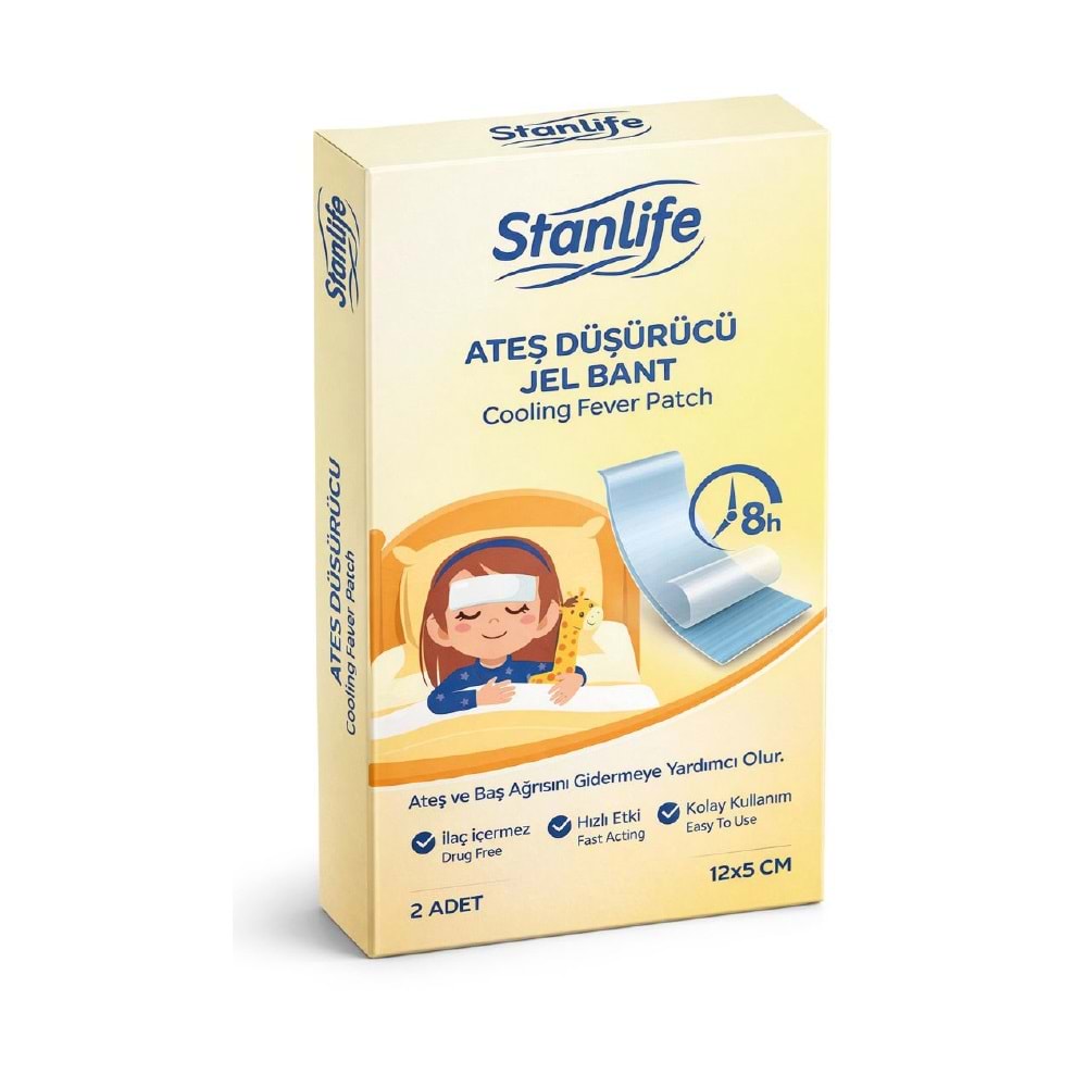 Stanlife Ateş Düşürücü Jel Bant, 2li