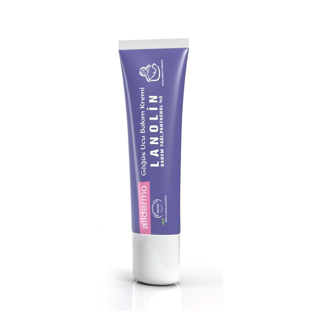 Alldermo Lanolin Göğüs Ucu Çatlak Bakım Kremi 13gr