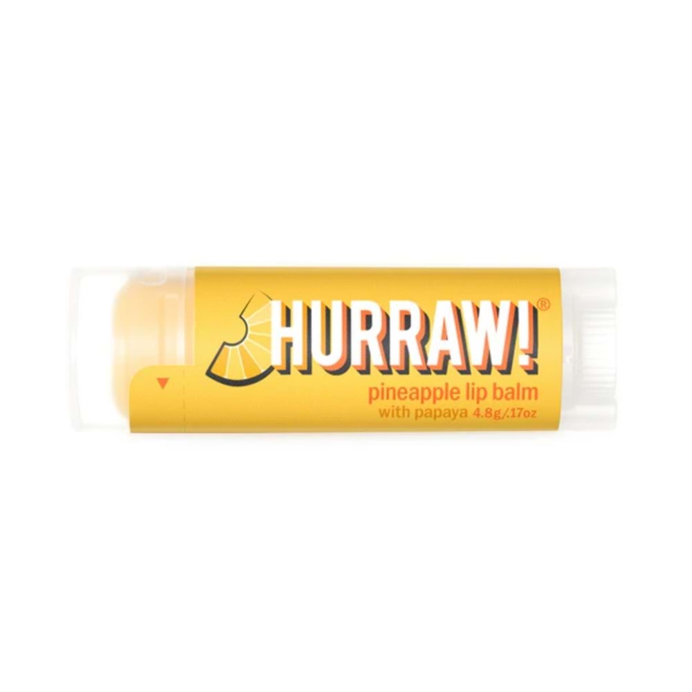 Hurraw Pineapple Lip Balm 4,8 gr (Ananaslı)