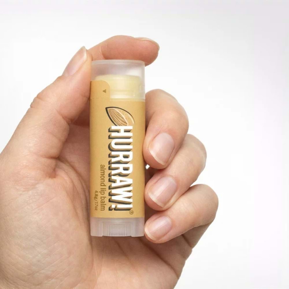 Hurraw Almond Lip Balm 4,8 gr (Badem)