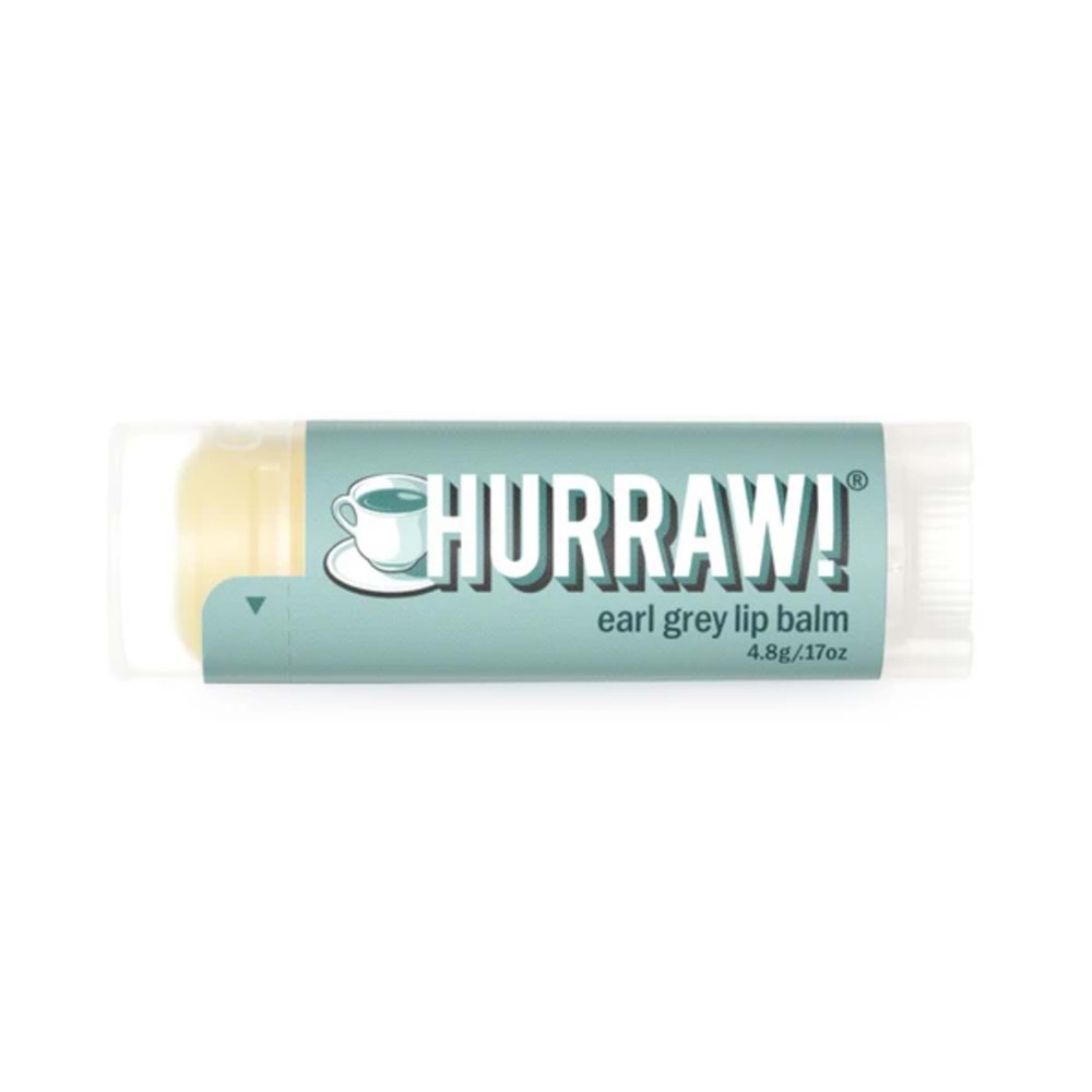 Hurraw Earl Grey Lip Balm 4,8 gr (Eary Grey Çay)
