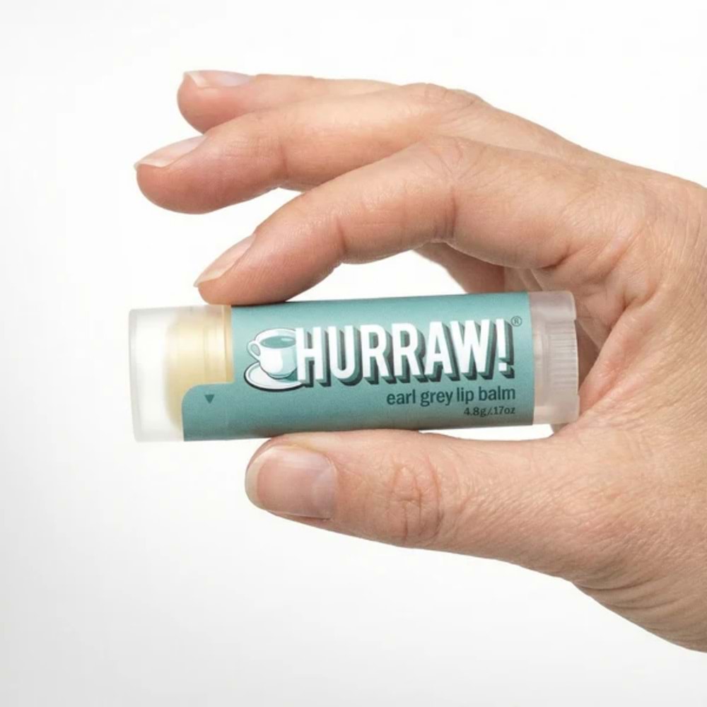 Hurraw Earl Grey Lip Balm 4,8 gr (Eary Grey Çay)