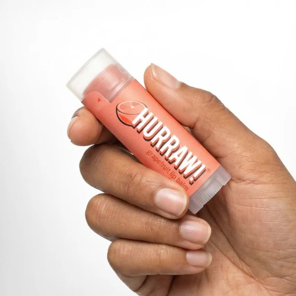 Hurraw Grapefruit Lip Balm 4,8 gr (Greyfurt)