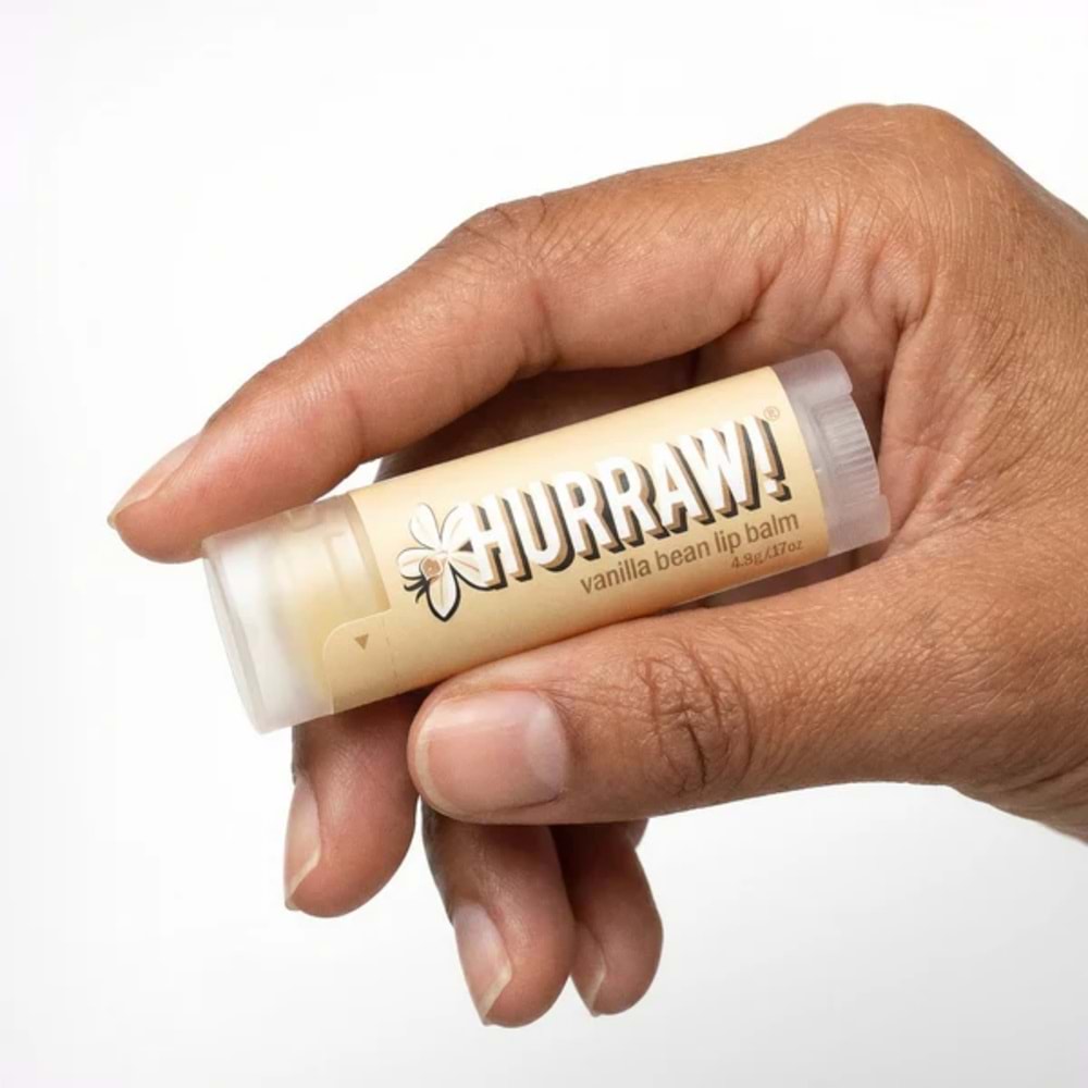 Hurraw Vanilla Bean Lip Balm 4,8 gr (Vanilya)