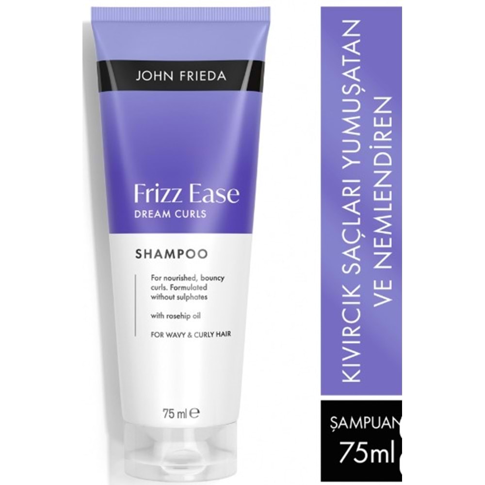 John Frieda Dalgalı ve Kıvırcık Saçlar İçin Şampuan 75 mL