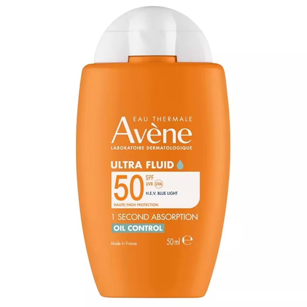 Avene Ultra Fluid Oil Control SPF50 Normal ve Karma Ciltler İçin Güneş Kremi 50 mL