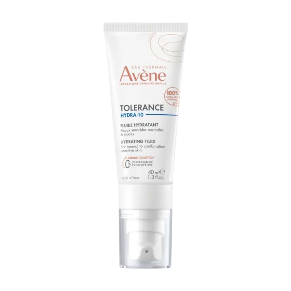 Avene Tolerance Hydra-10 Hydrating Fluid Hassas ve Normal Ciltler için Nemlendirici Krem 40 mL