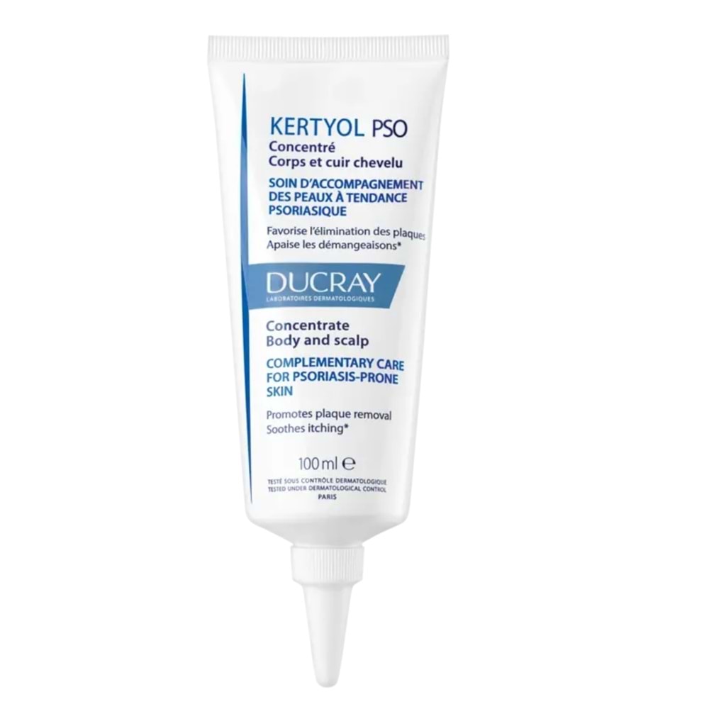 Ducray Kertyol PSO Saç ve Vücut Derisi İçin Konsantre Krem 100 mL