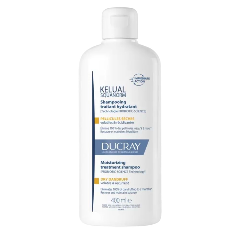 Ducray Kelual Squanorm Nemlendiricili Kepek Şampuanı 400 mL