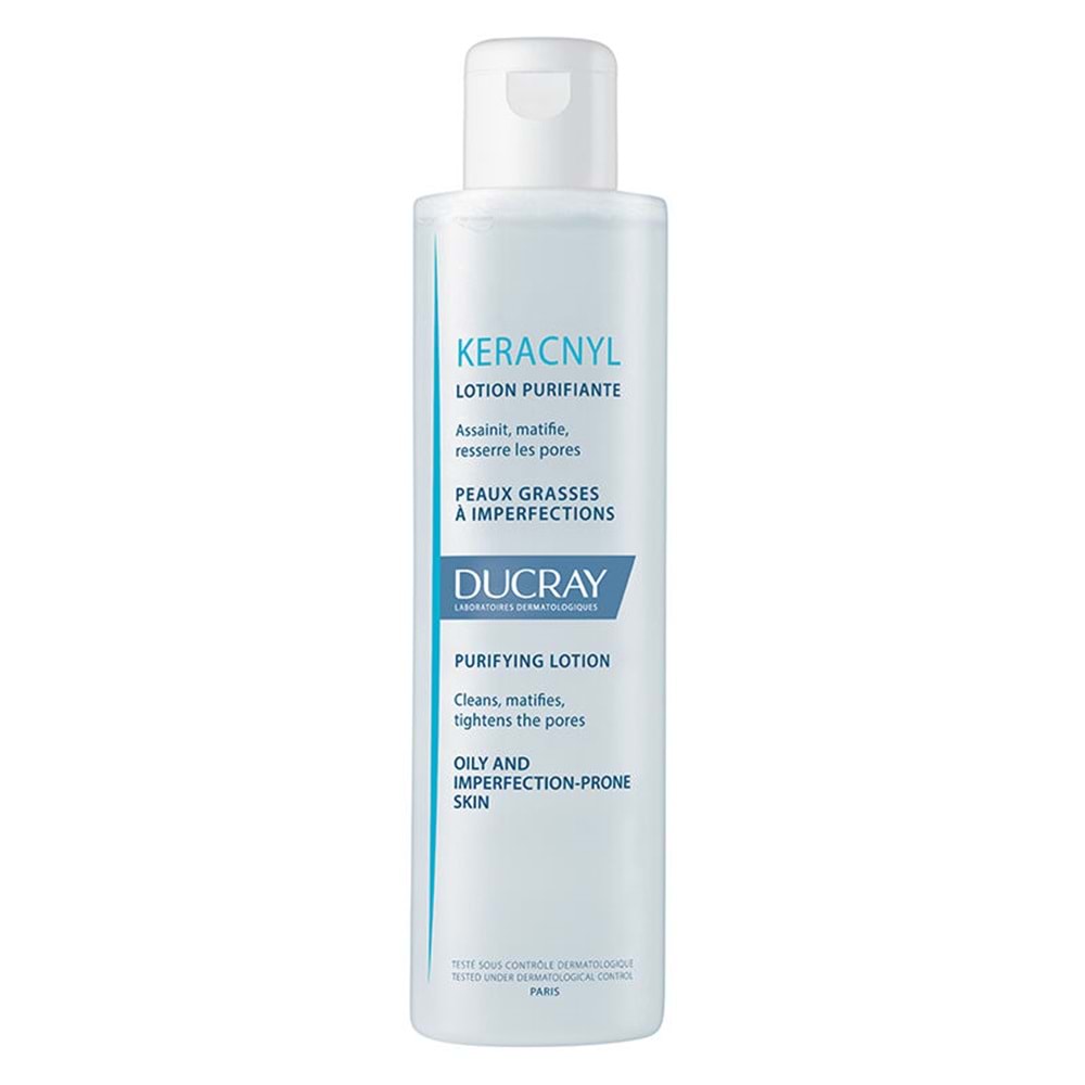 Ducray Keracnyl Yağlı ve Akneye Eğilimli Ciltler İçin Losyon 200 mL