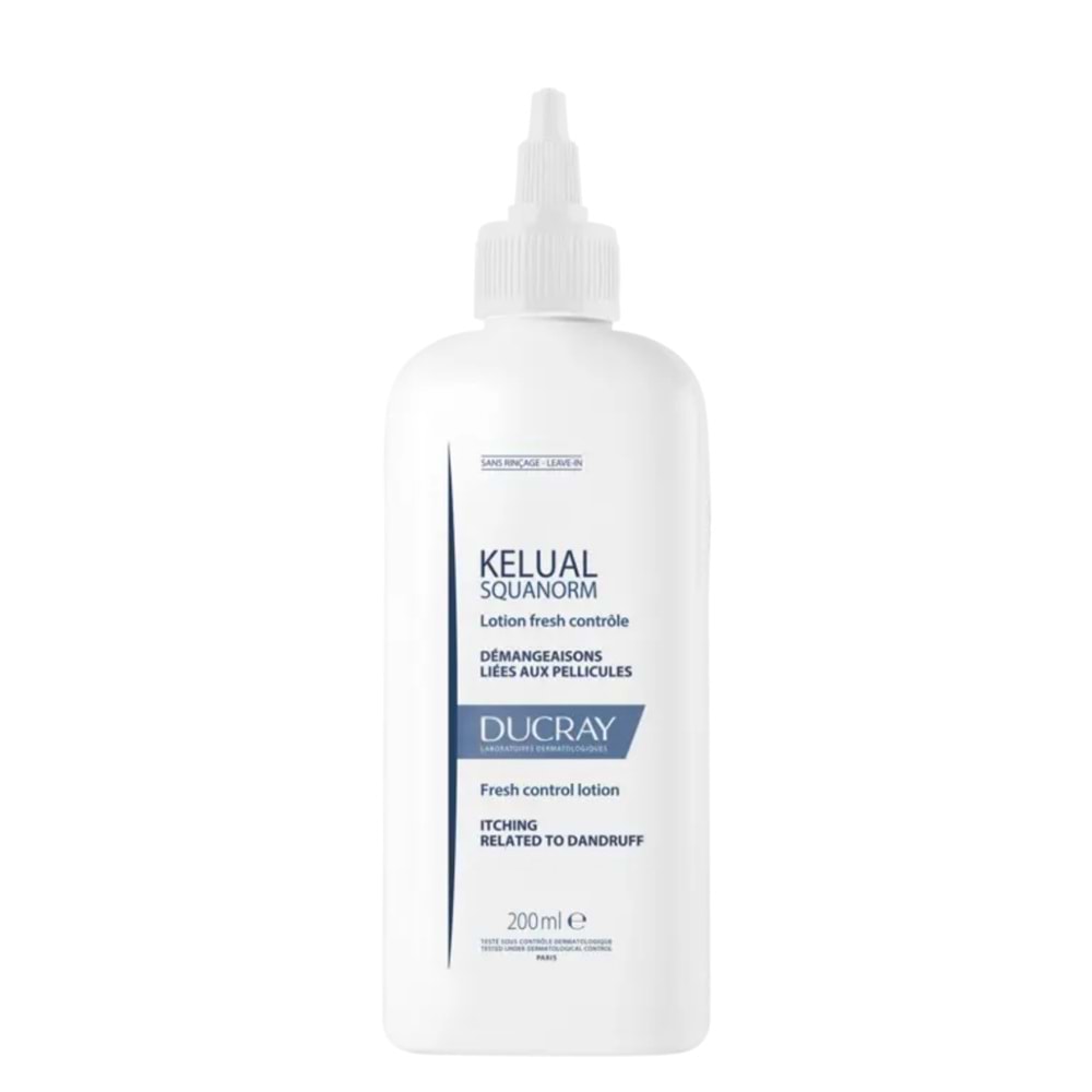 Ducray Kelual Squanorm Kepek Önleyici ve Kaşıntı Hissini Yatıştırıcı Losyon 200 mL