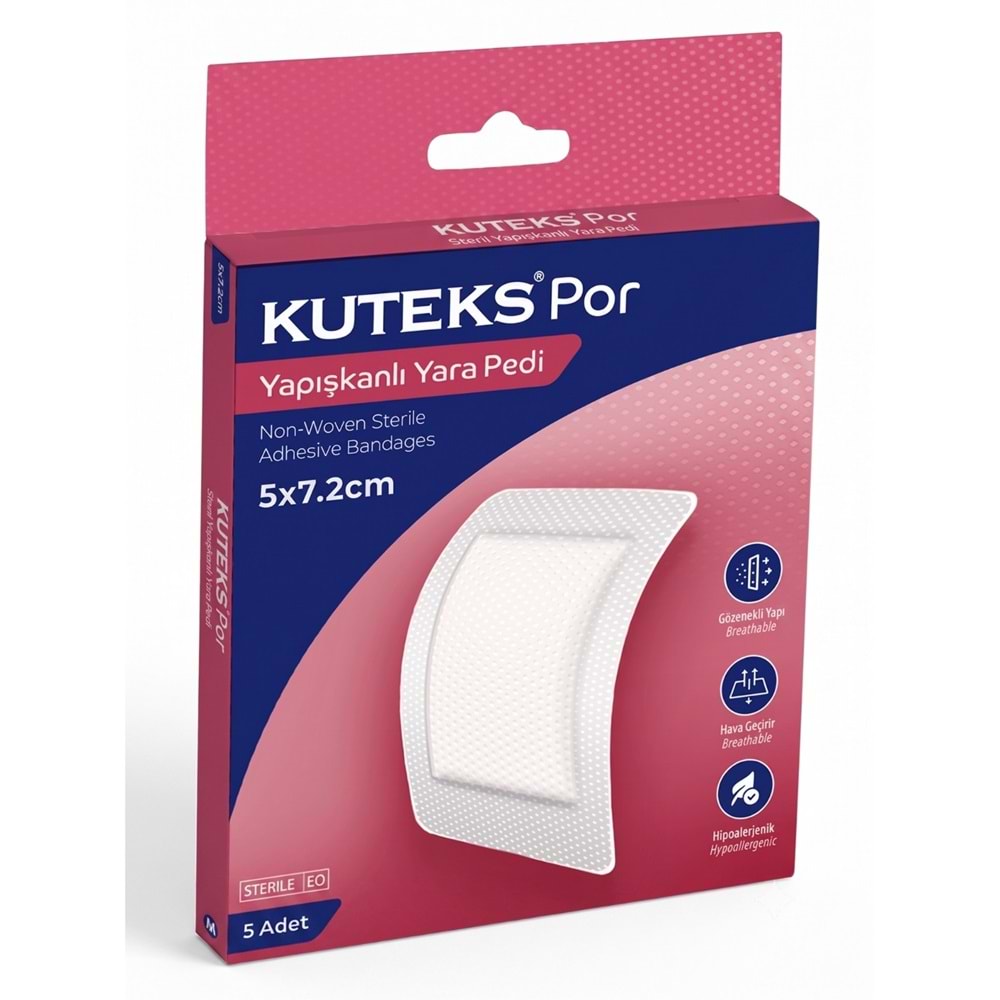 Kuteks Por Steril Yara Pedi 5x7,2cm 5Li