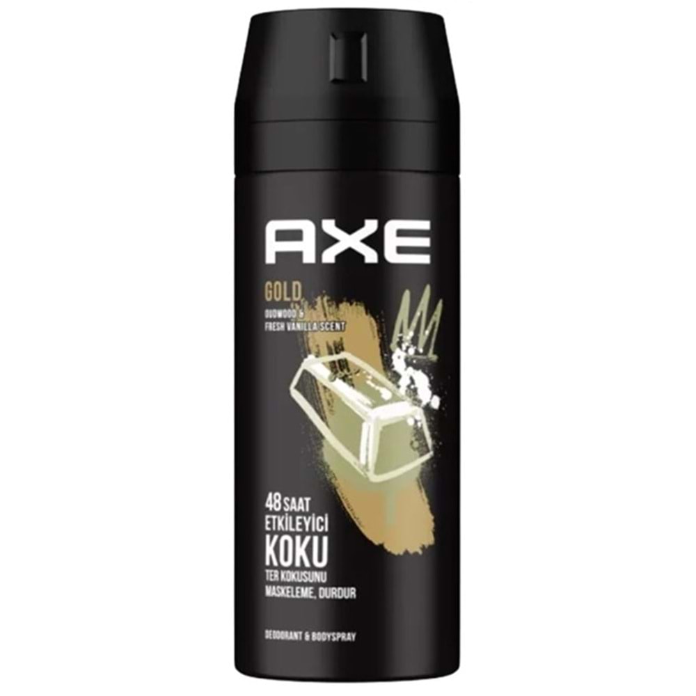 Axe Deo 150Ml Gold Dark Vanilya