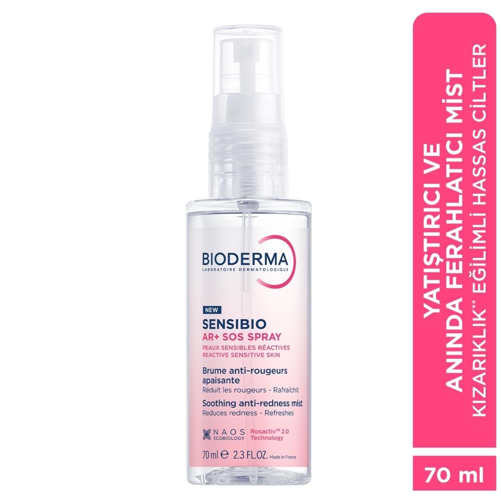 Bioderma Sensibio AR+ SOS Anında Yatıştırıcı Sprey 70 mL