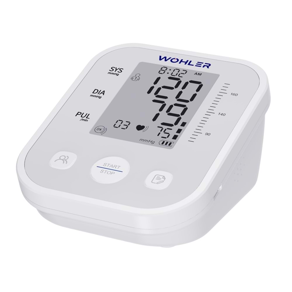 Wohler Konuşan Dijital Tansiyon Aleti, 2x 99 Hafızalı