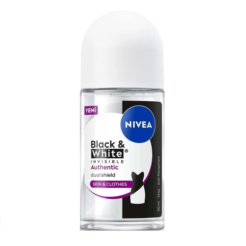 Nivea Roll On Woman B&W Invisible Authentic 50 mL