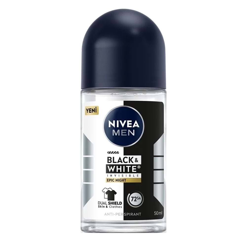 Nivea Roll On Men B&W Invisible Epic Night 50 mL