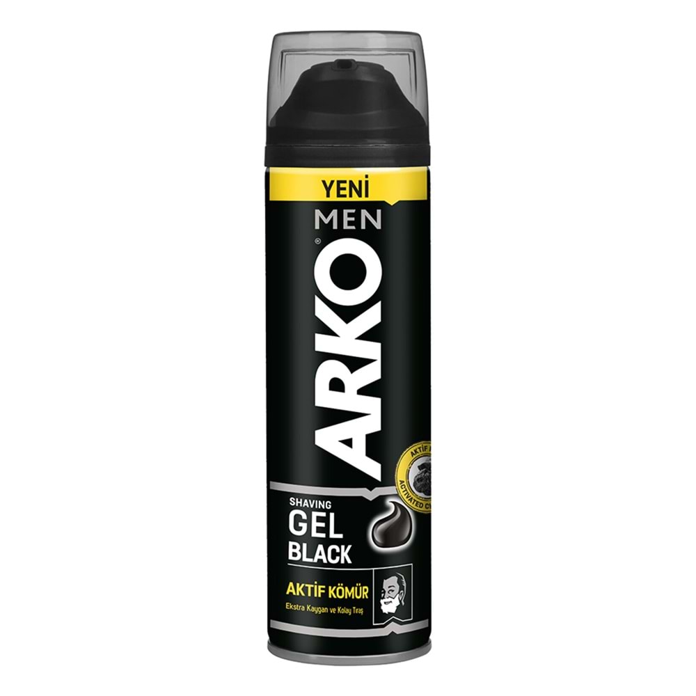 Arko Tıraş Jeli Black 200Ml