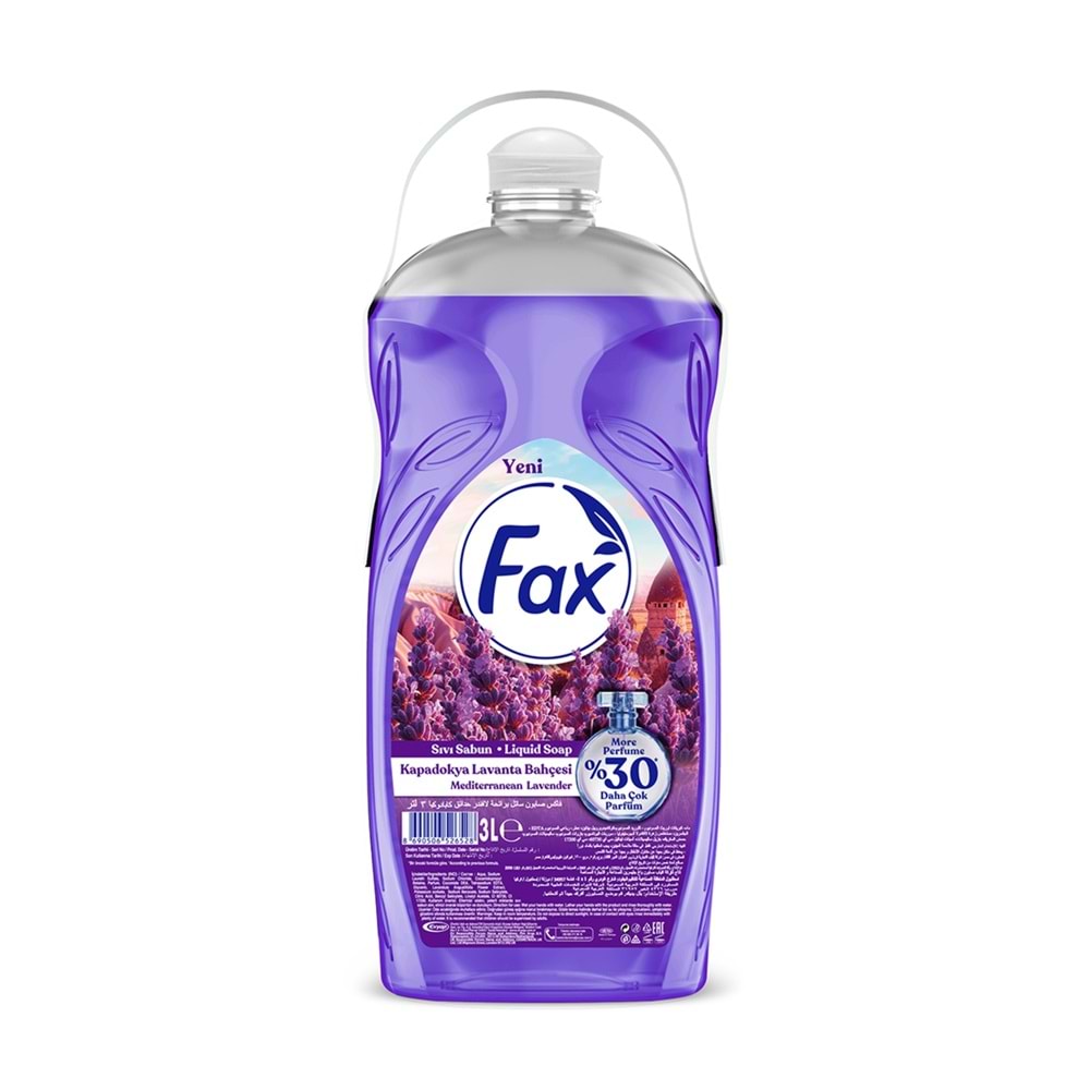 Fax Sıvı Sabun Kapadokya Lavanta 3 Litre