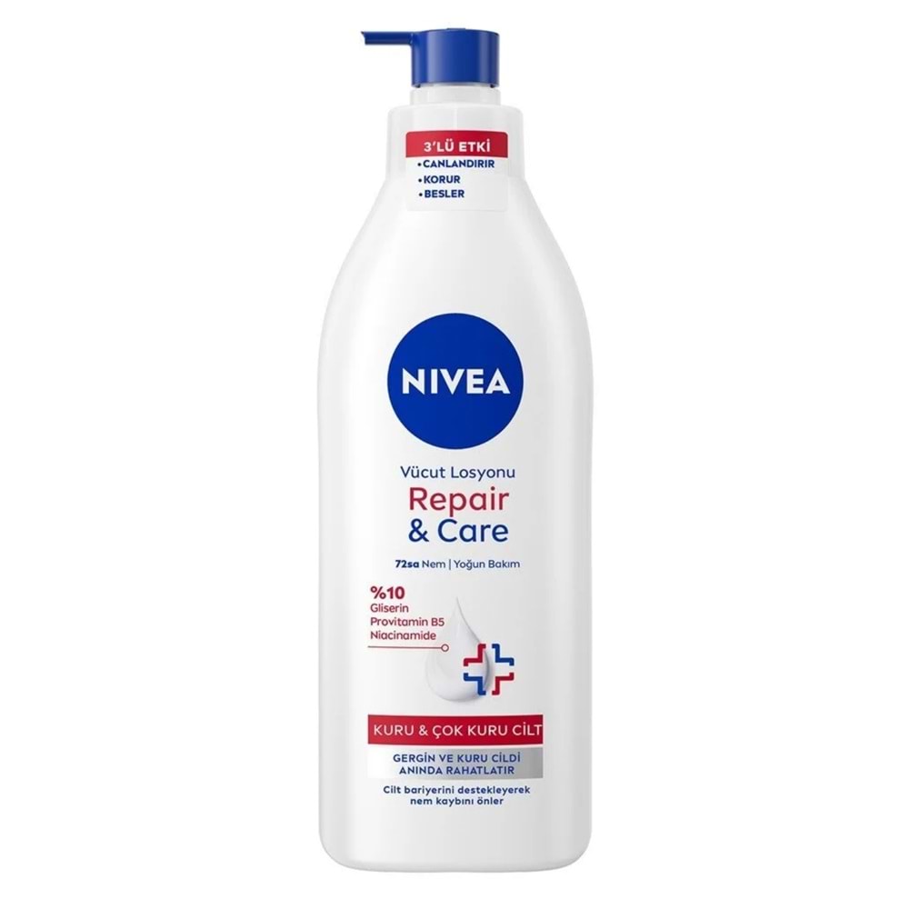 Nivea Repair & Care Yoğun Nemlendirici Vücut Losyonu 400 mL