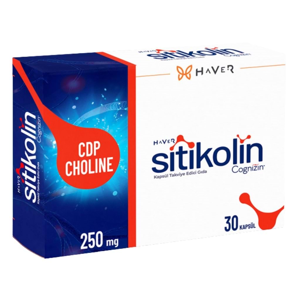 Haver Sitikolin Cognizin 250 mg, 30 Kapsül