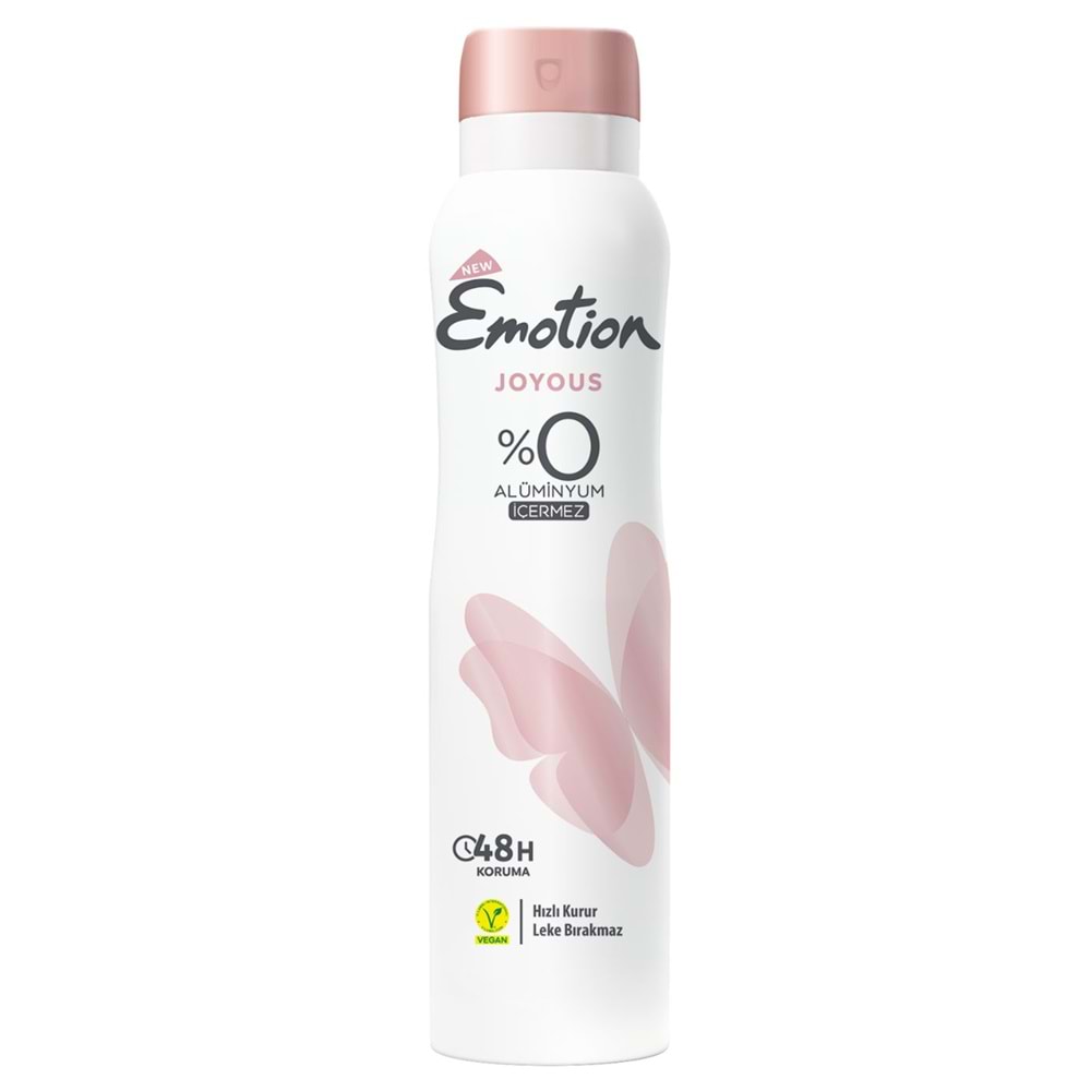 Emotion Deodorant 150Ml Joyous (Alüminyum İçermez)
