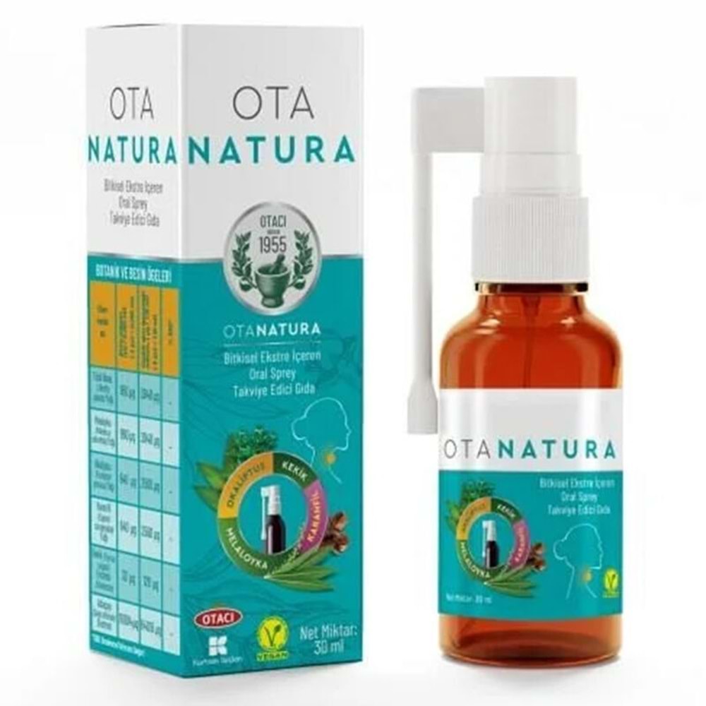 Otacı OtaNatura Boğaz Spreyi Takviye Edici Gıda 30Ml