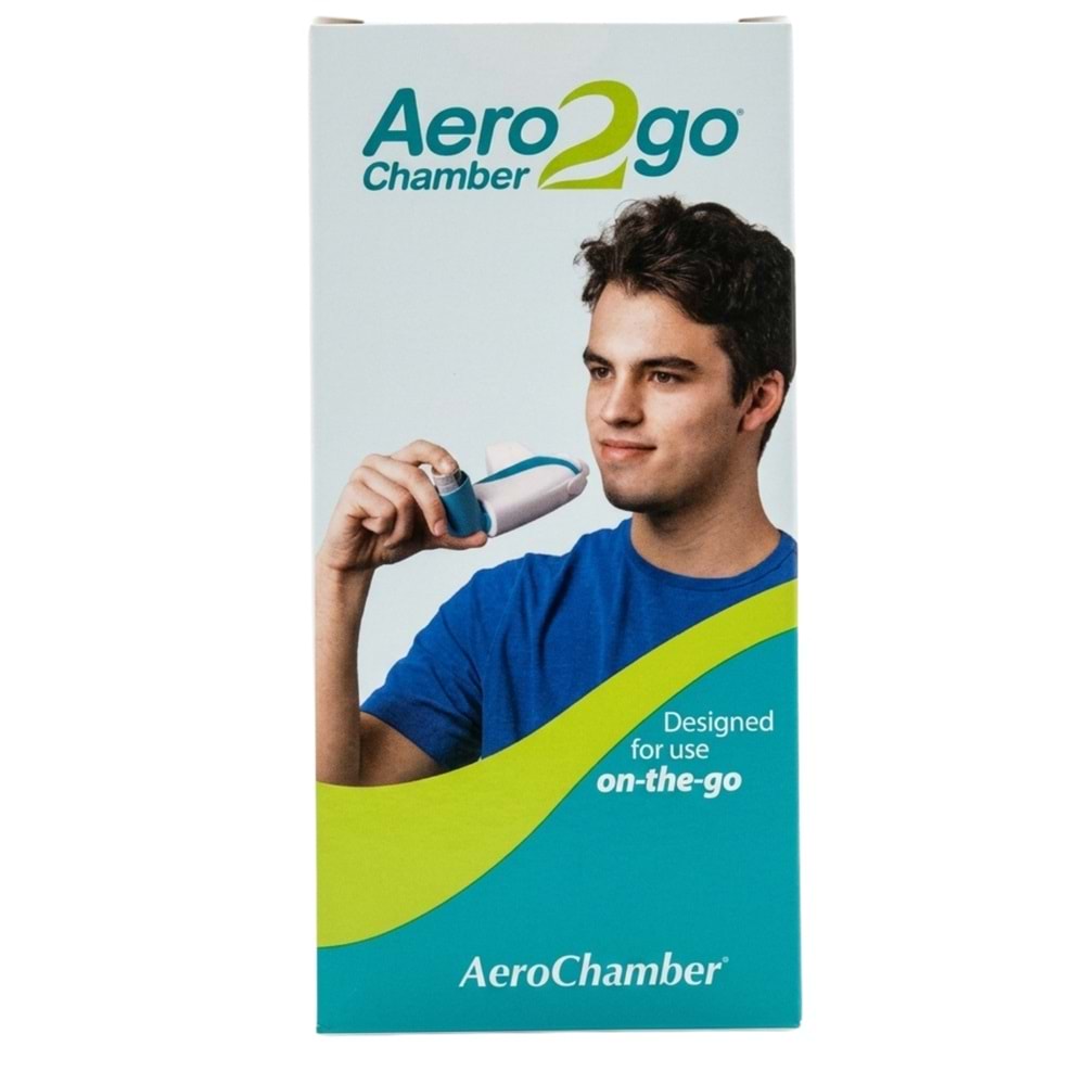Aerochamber 2GO Chamber, Antistatik Valfli Tutma Haznesi