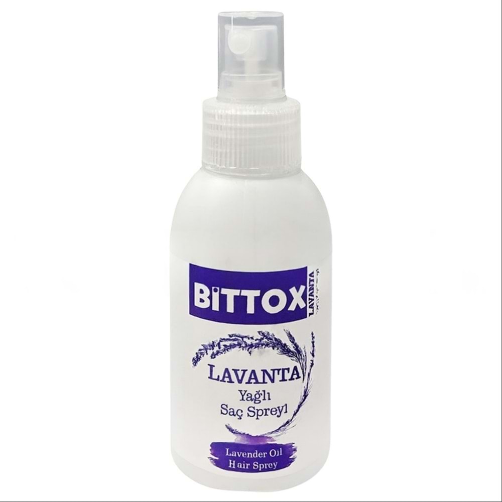Bittox Lavanta Yağlı Saç Spreyi 100 mL