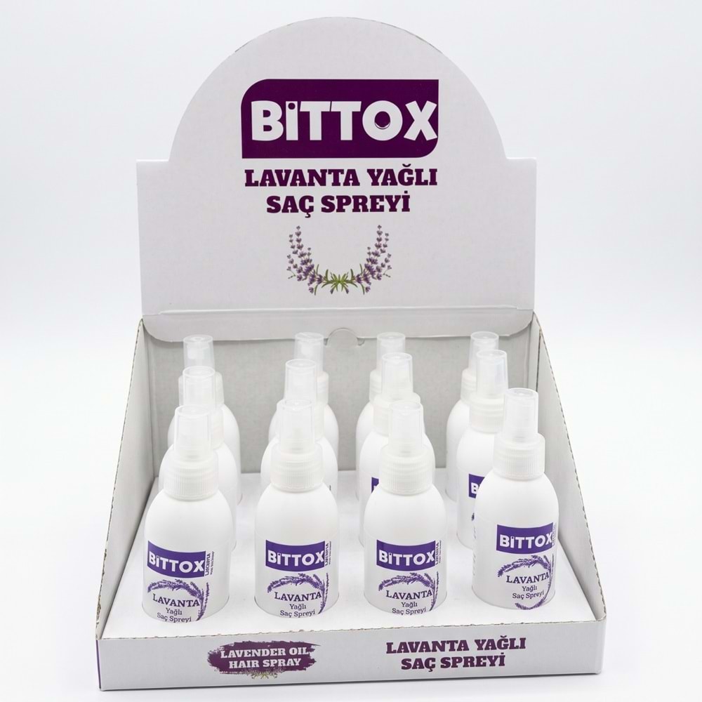 Bittox Lavanta Yağlı Saç Spreyi 100 mL